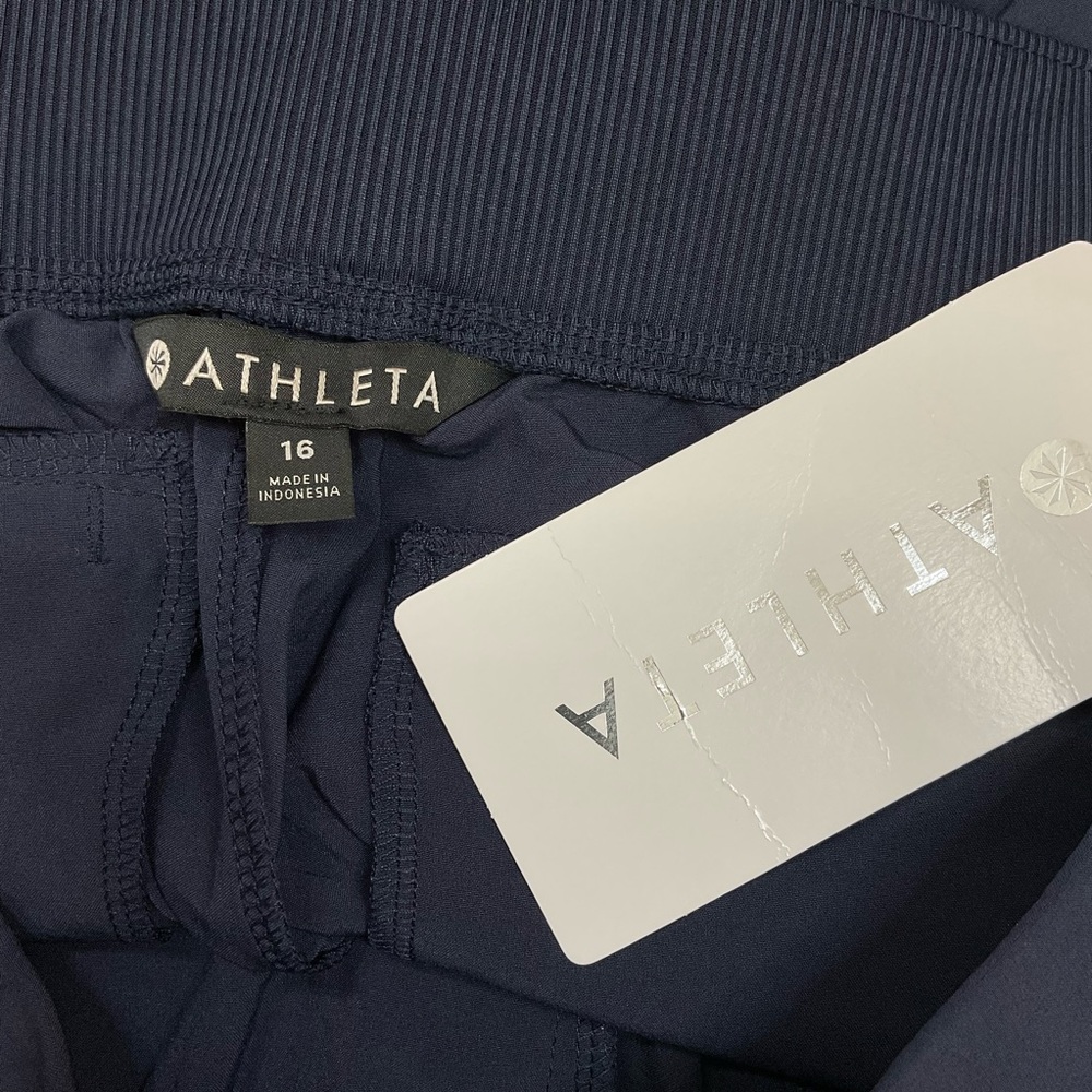 Athleta Brooklyn Ankle Pants In Navy Size 16 - Picture 4 of 6